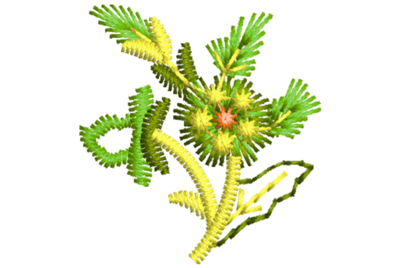 Lovely Flower Embroidery Design