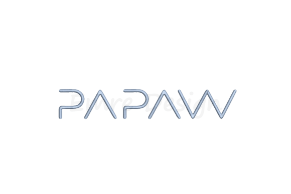 Papaw Embroidery Design
